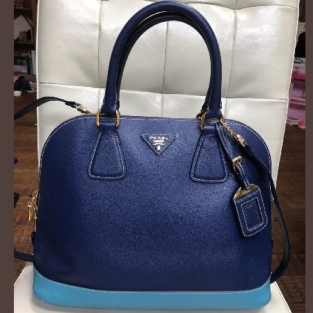 PRADA SAFFAINO LUX SATCHEL NWT - Picture 2 of 8